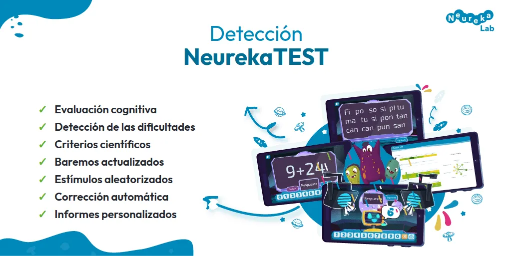 Detección con NeurekaTEST: evaluación cognitiva, criterios científicos, baremos actualizados e informes personalizados