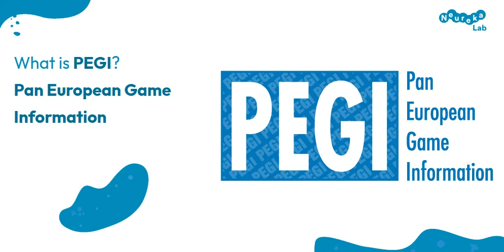 PEGI logo with the text “What is PEGI? Pan European Game Information”